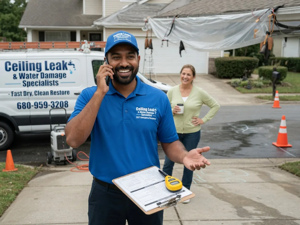 Ceiling Leak Cleanup Jansen, NE FAQs